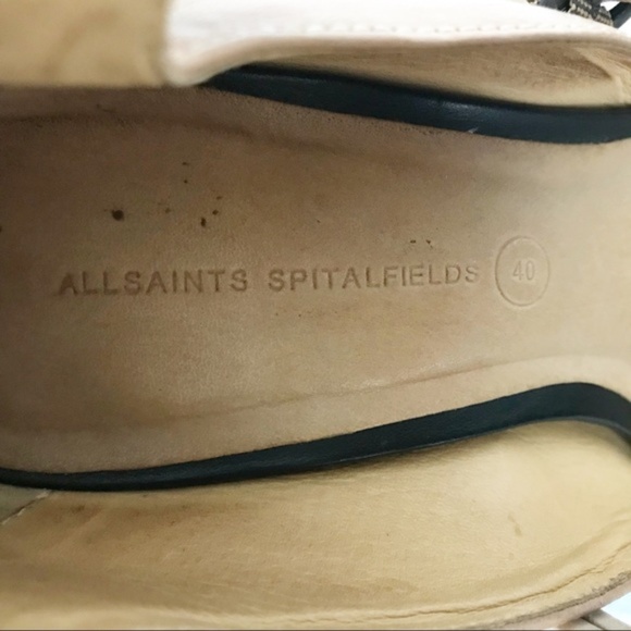 All Saints | Copper Heel Platform Leather Sandals - Picture 6 of 8